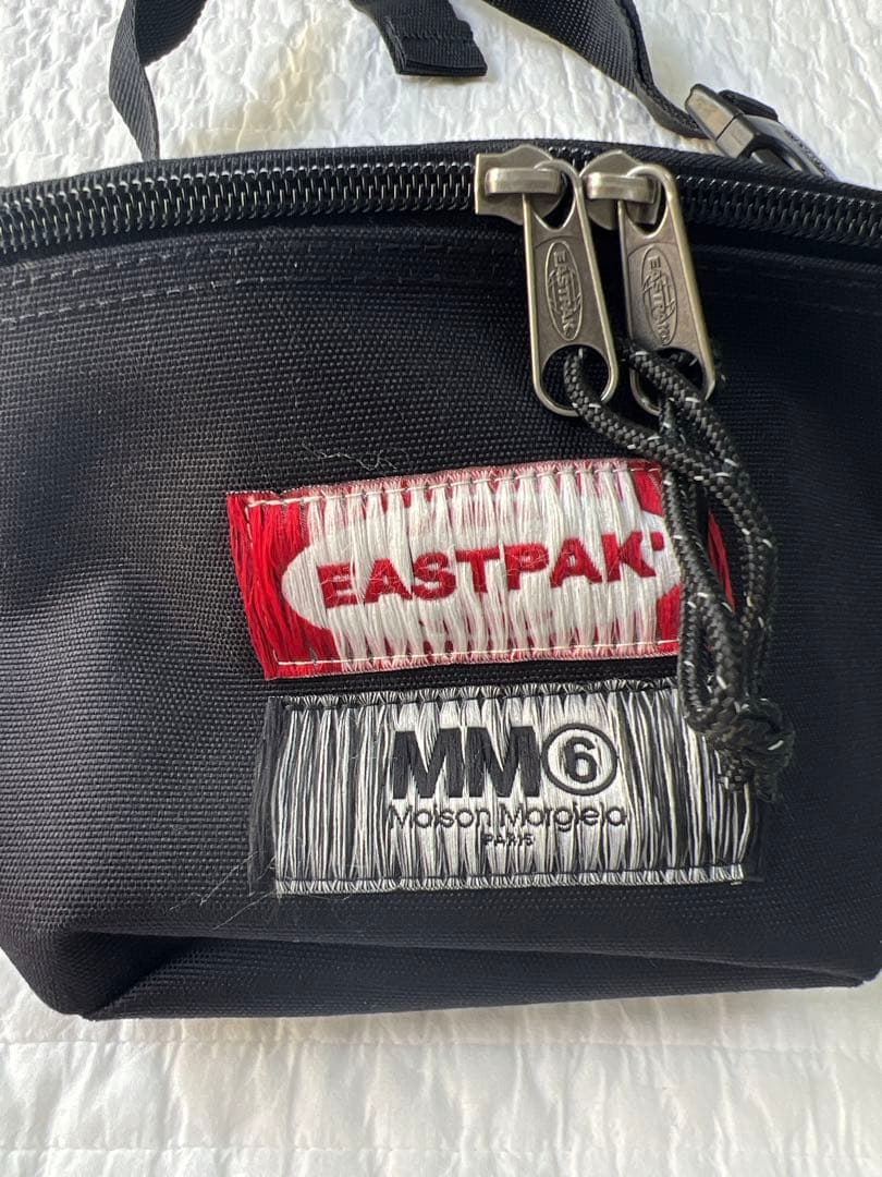 極美品★MM6 EASTPAKコラボ ウエストバッグ リバーシブル ボディバッグ