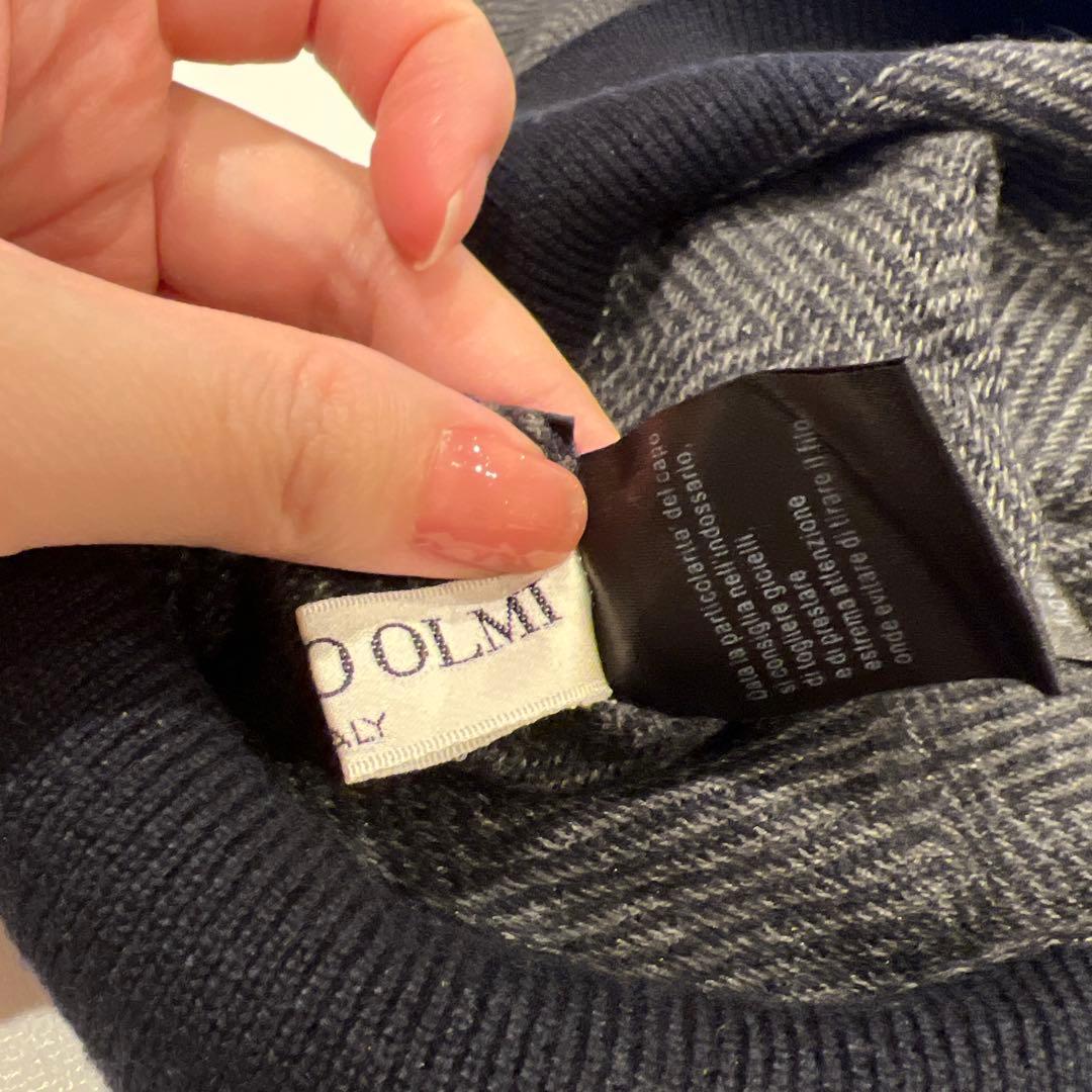 【近日削除】Sergio Olmi カシミア＆シルク　ハイネックセーター