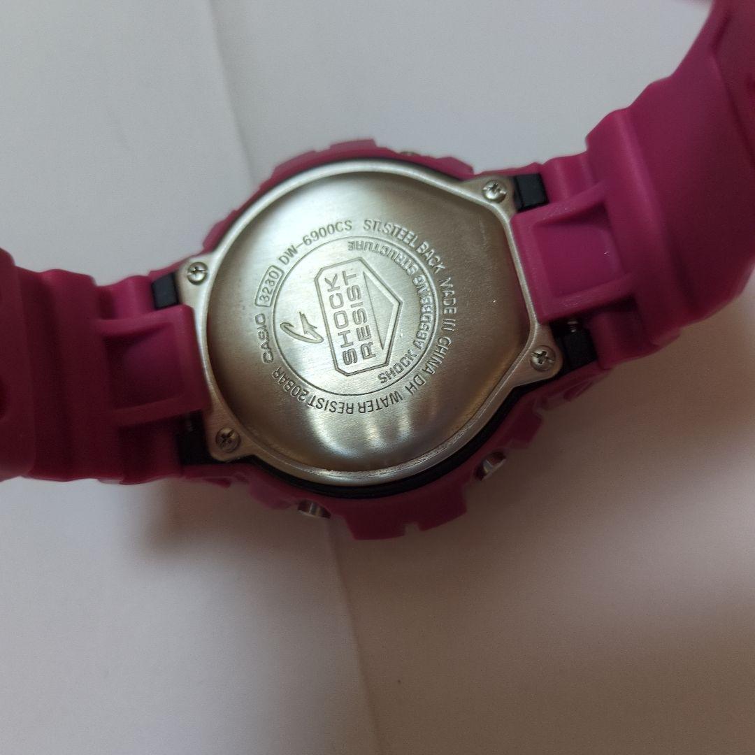 美品 G-SHOCK DW-6900RCS CRAZY COLORS ピンク