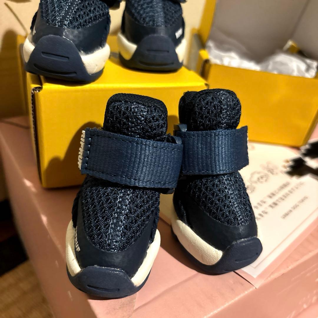 【新品未使用品】RIFRUF ネイビー ドッグシューズ　サイズ0