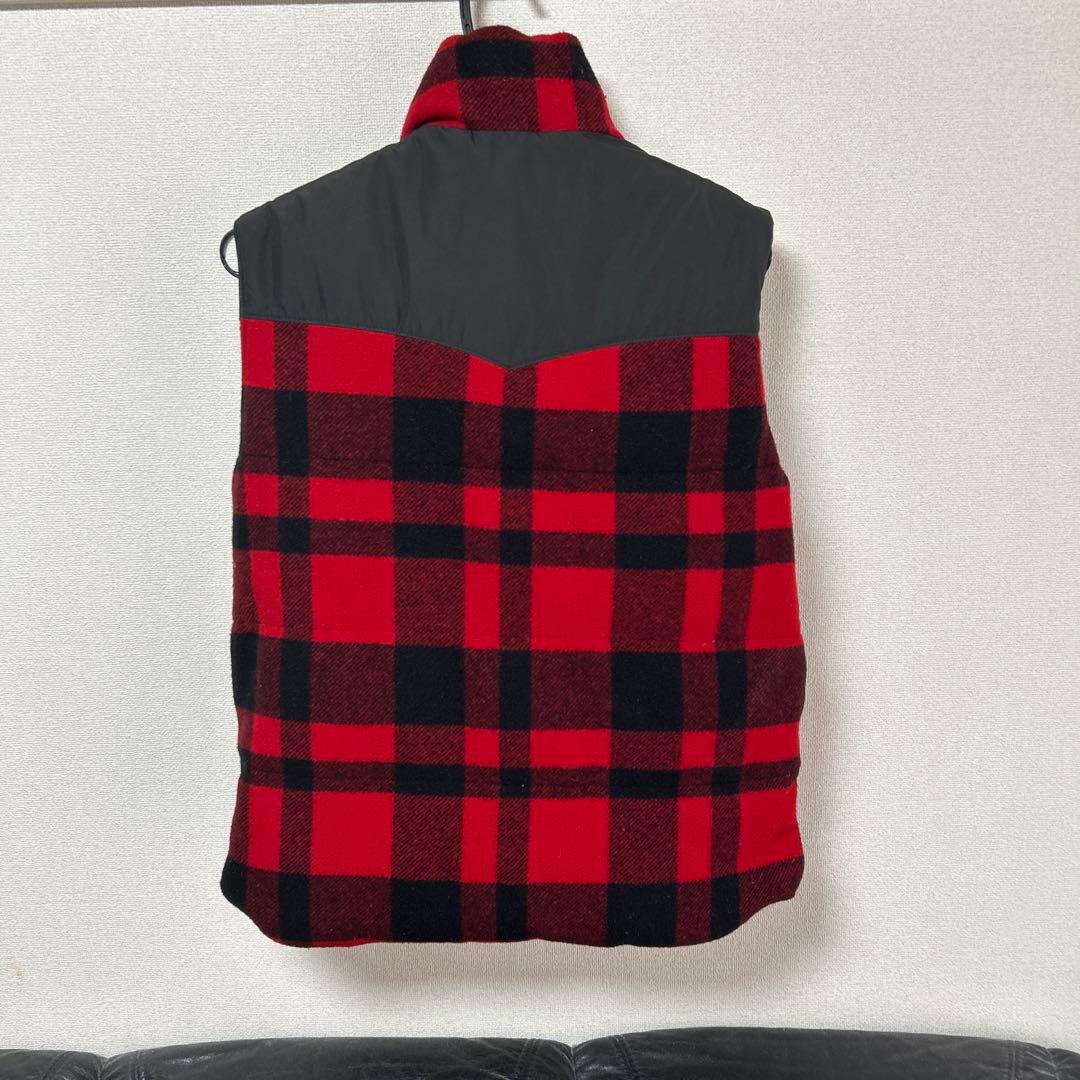 Polo Ralph Lauren ダウンベスト ブラック/レッドチェック