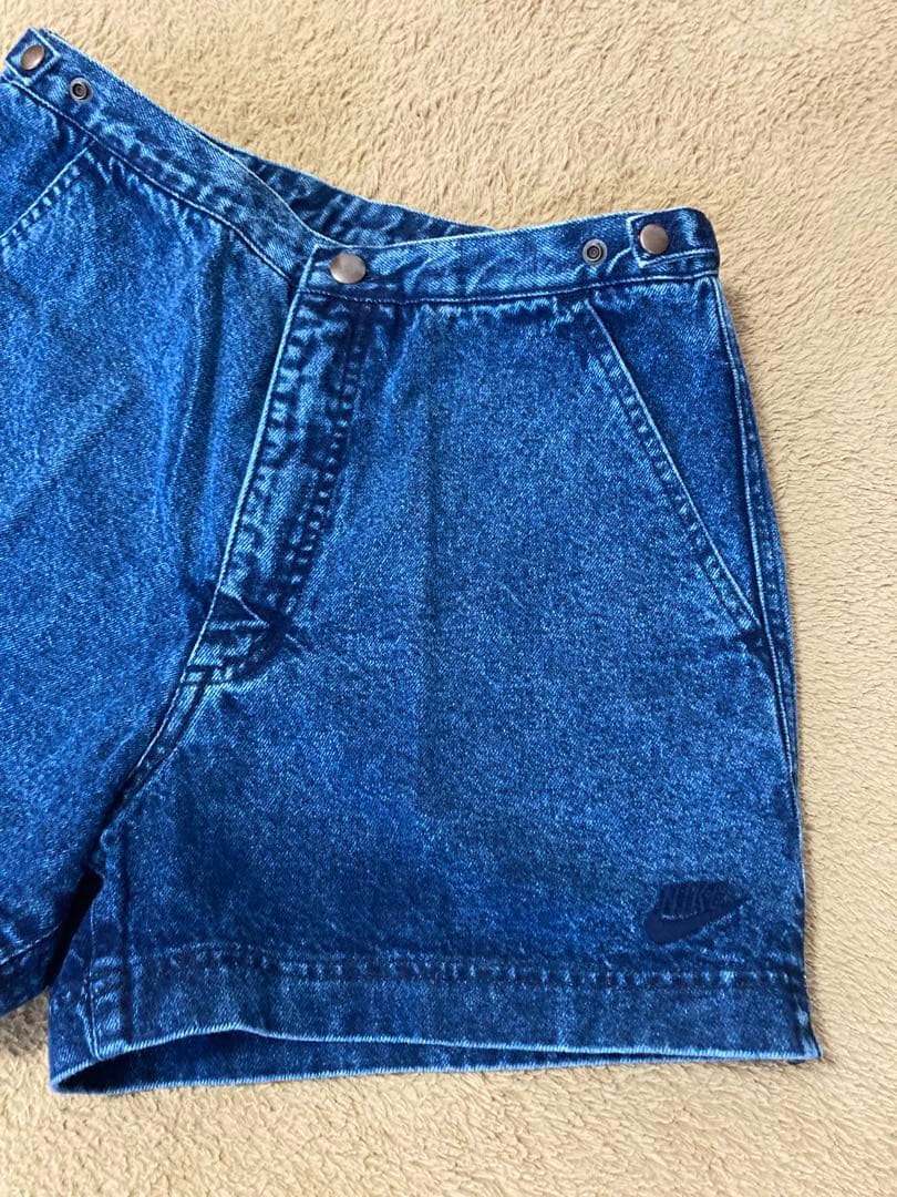 デッドストックNikeアガシvintageナイキ90年代デニムショーツ90s
