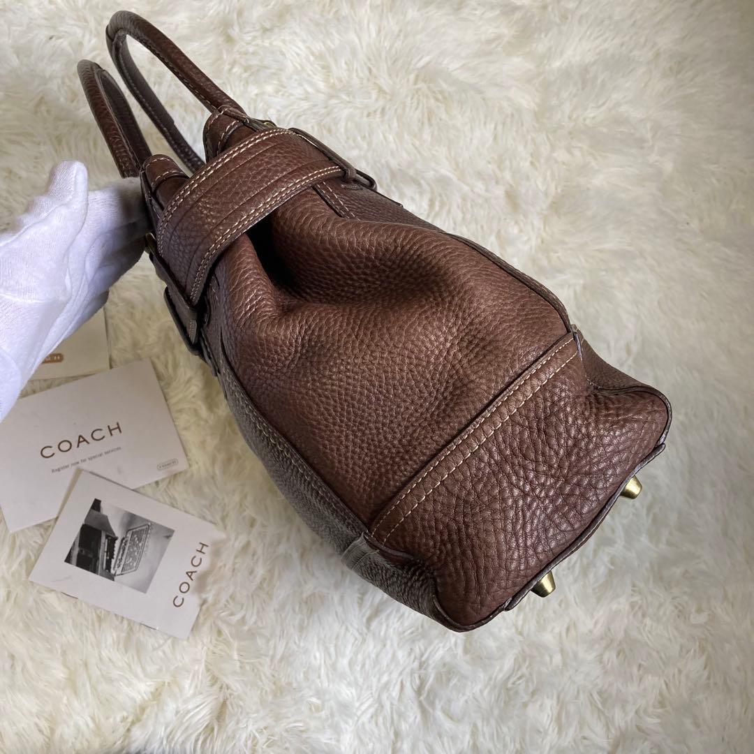 極美品 vintage coach old archive y2k ミニボストン