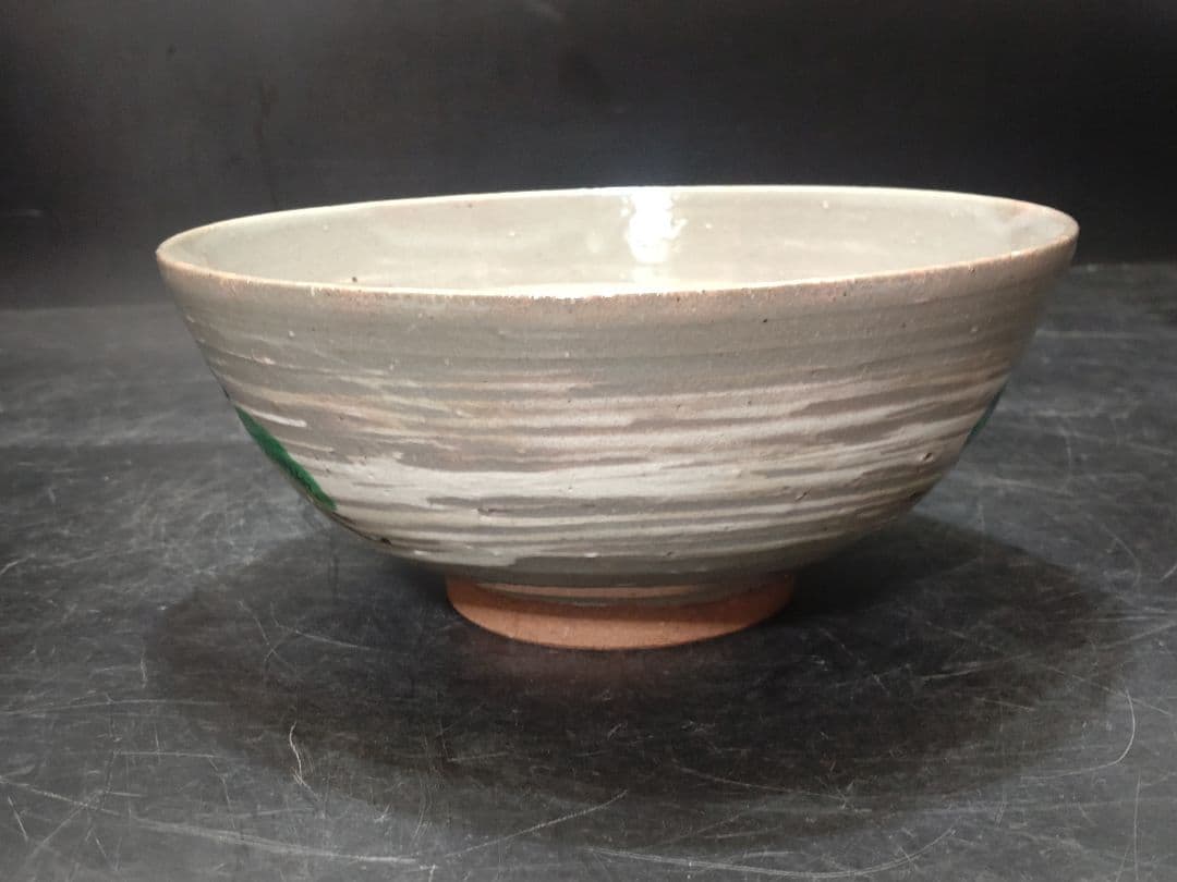 小峠丹山造　松之絵菓子鉢　共箱　検　島岡達三