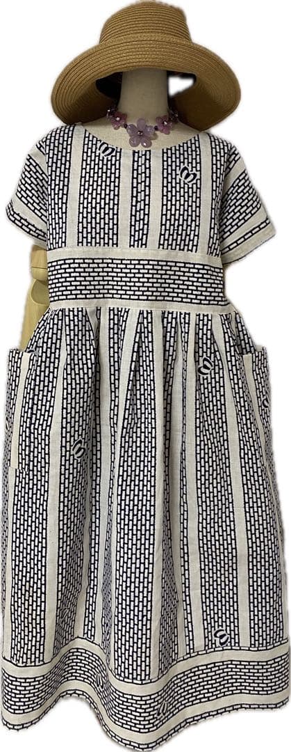 浴衣リメイクワンピース