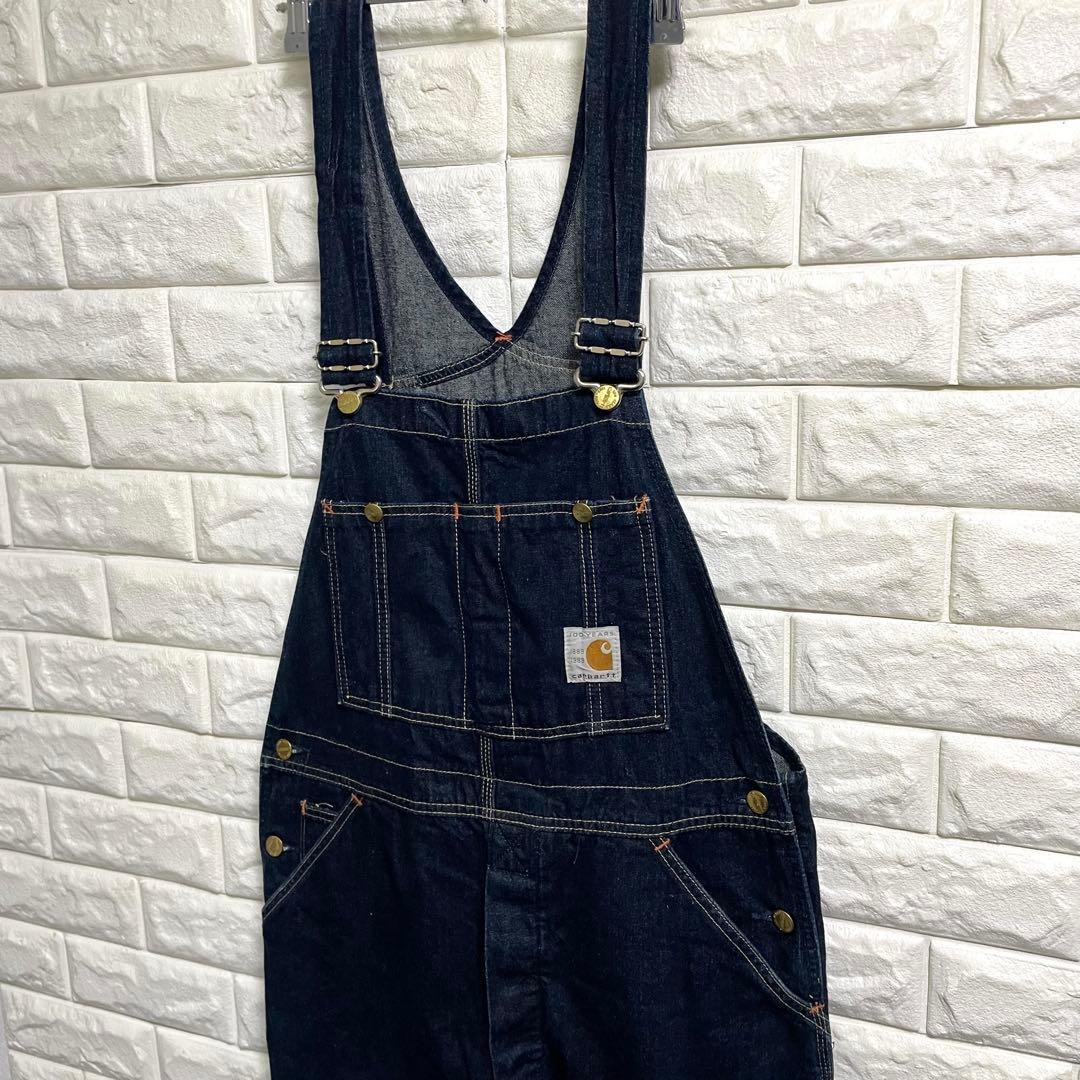 カーハート　100周年記念　デニムオーバーオール　サロペット　34×34