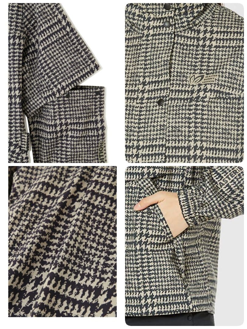 MASTER BUNNY EDITION チェック柄レインウェア