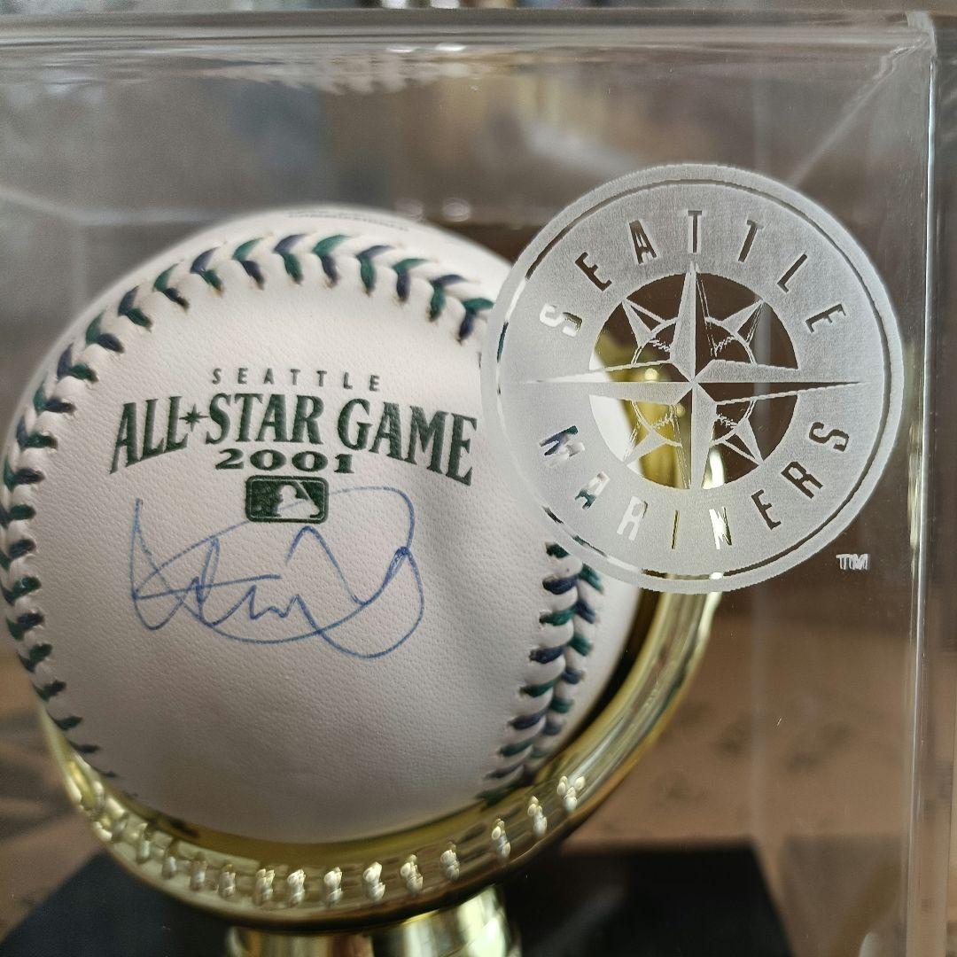 イチロー／直筆サインボール／2001年オールスター／シアトル・マリナーズ