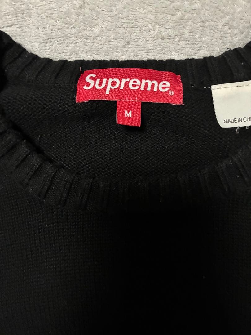 【ヒロキ】Supreme ニット セーター / ブラック / Mサイズ