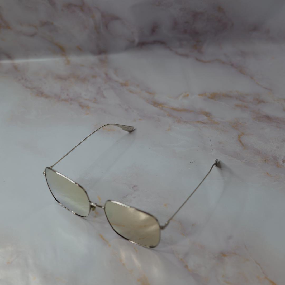 dior ディオール スクエア Y2K メタル モード サングラス ケース付き