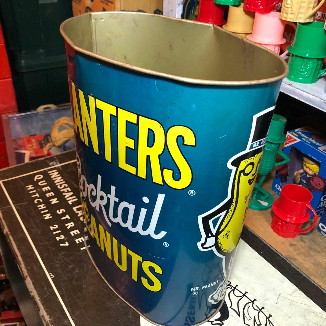 ミスターピーナッツ　1970s ゴミ箱　ビンテージ