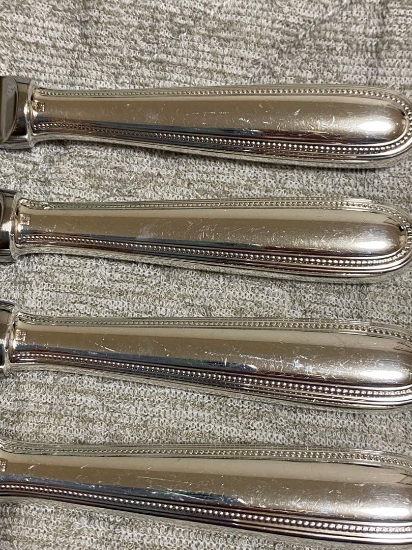 Christofle クリストフル パールシリーズ バターナイフ 4本セット