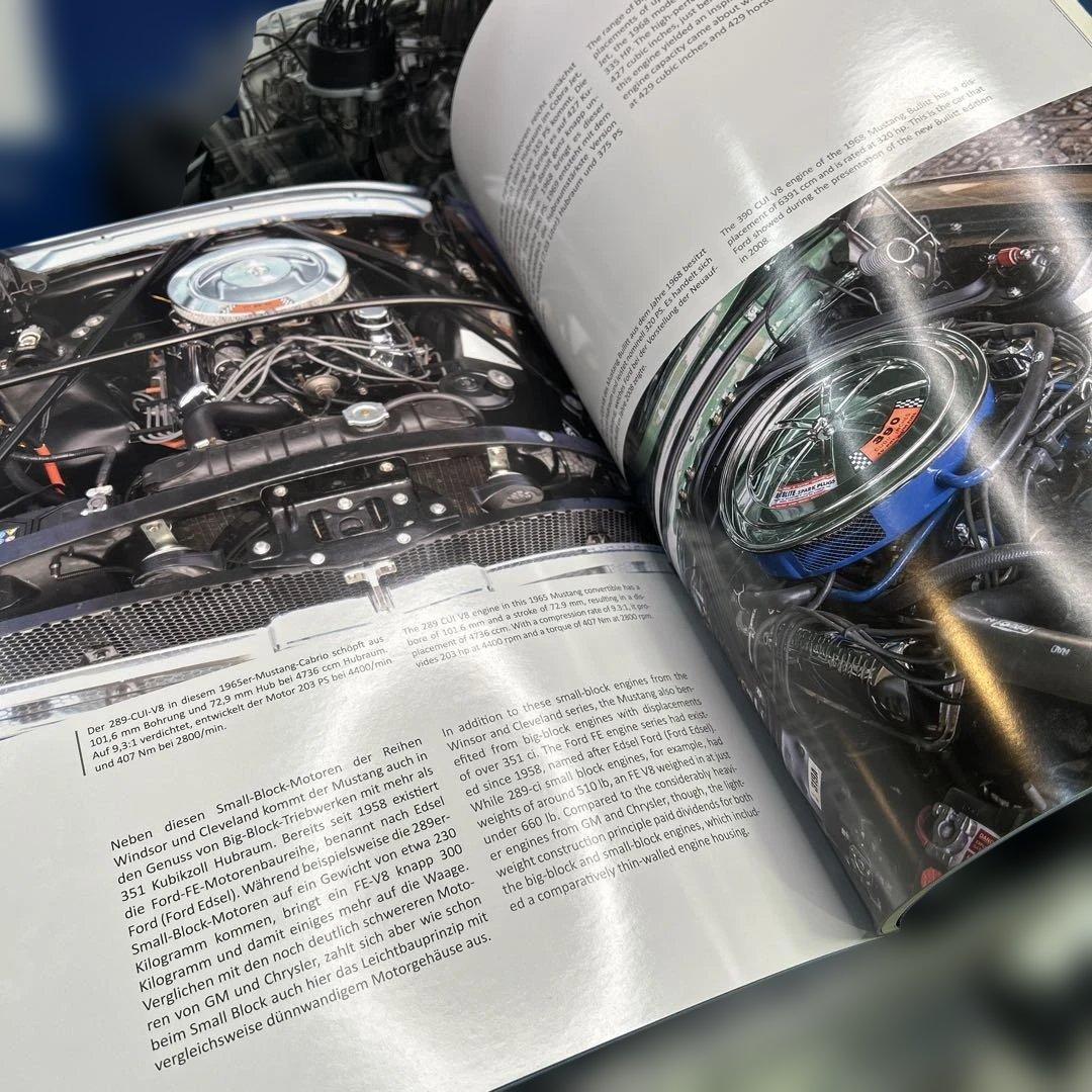 6974【未組立て】フォード マスタング V8 エンジン モデルキット 1:3