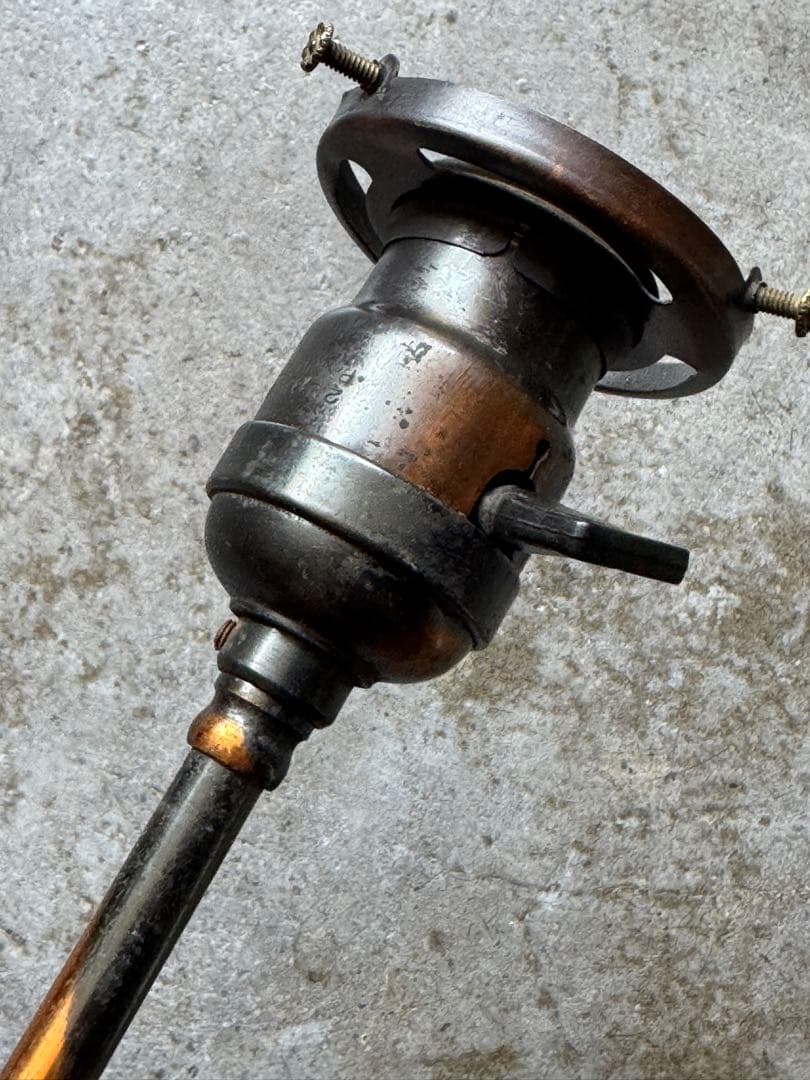 アンティーク　Japanned シーリングランプ　ジャパン　フィニッシュ