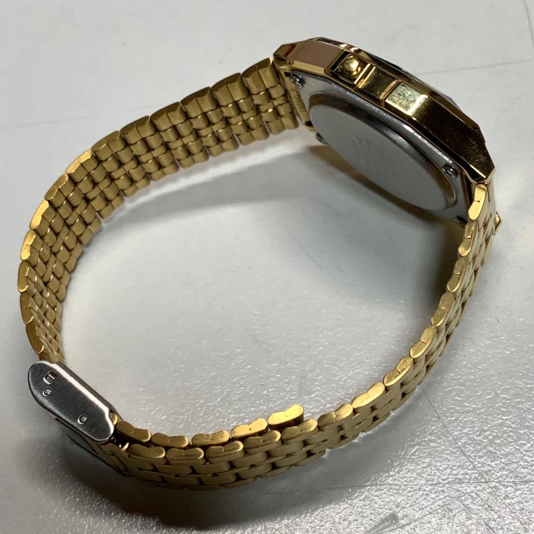 CASIO　チープカシオ　ダイヤモンド　A159WGED-1JF　ゴールドカラー