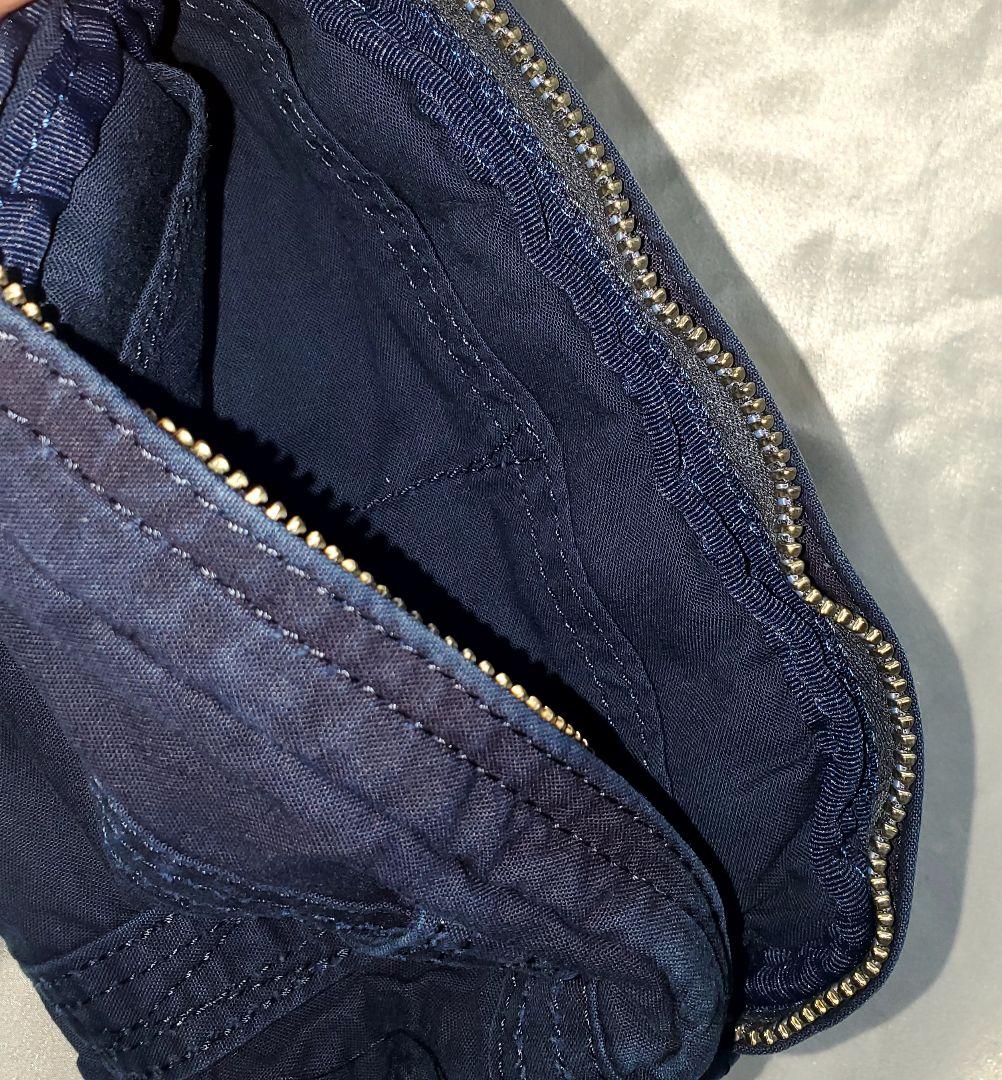 PORTERのコットン藍染ウオシャー加工ポシェット&ウエスト