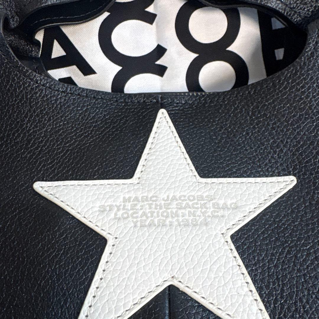 【新品】マークジェイコブス　スター パッチワーク ハンドバッグ　星柄　ポーチ付き