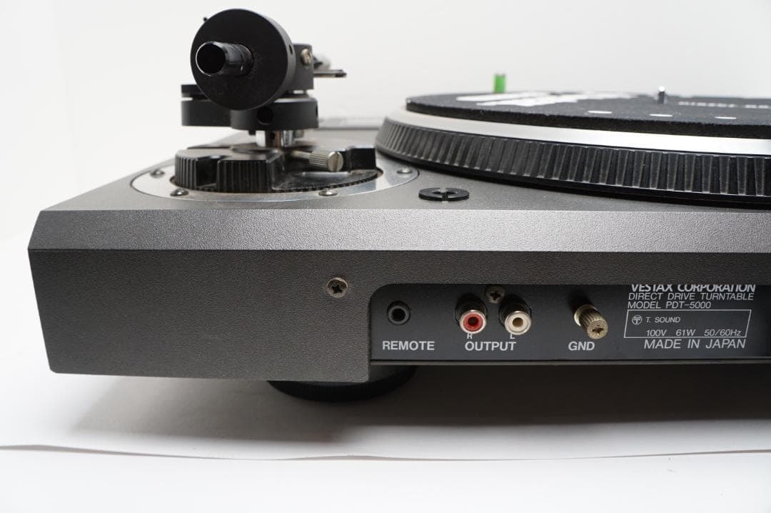 ＜動作美品＞Vestax PDT-5000 ターンテーブル　2