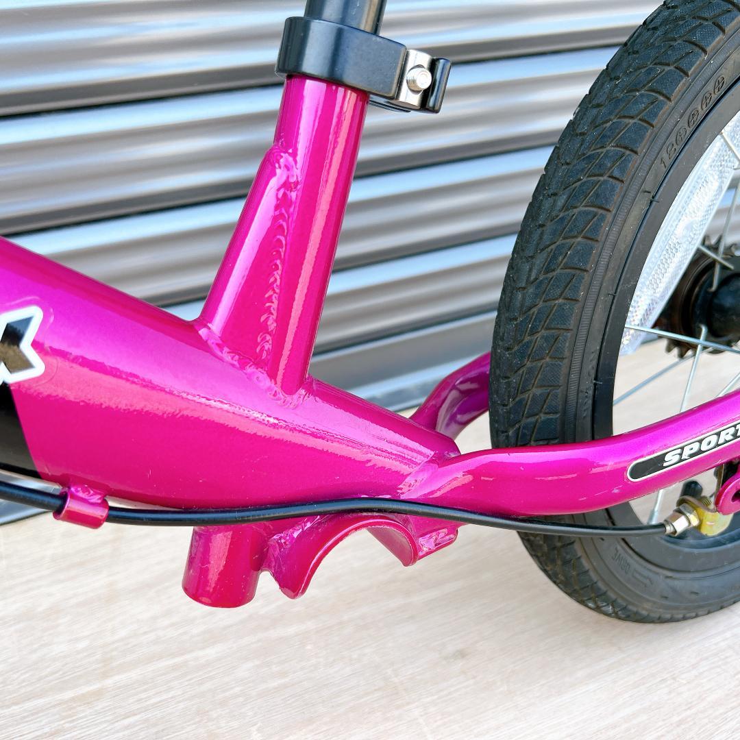 動作良好♪ STRIDER キッズバイク フューシャピンク ストライダー14X
