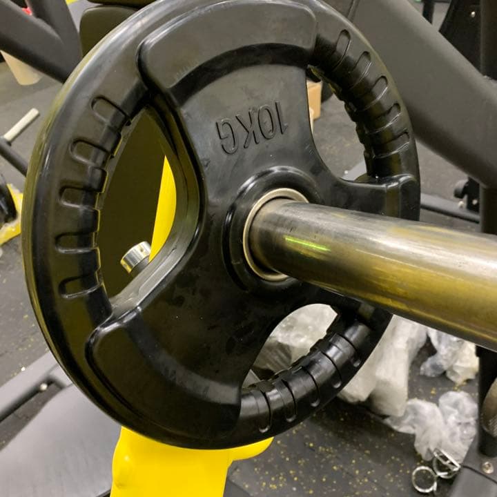 50mm  ラバーダンベル　　20kg 8枚