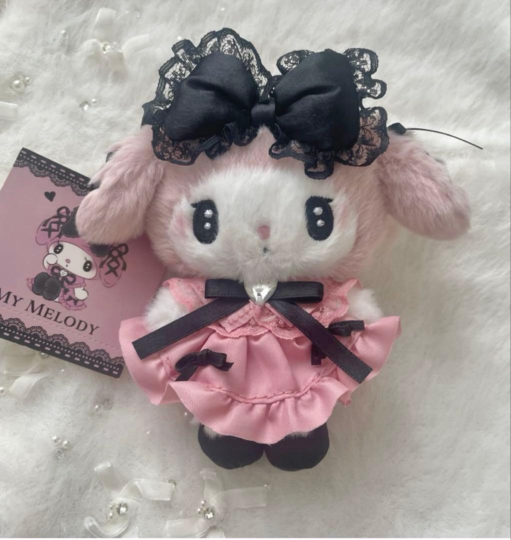 サンリオ　真夜中のメロクロ　マスコットホルダー　マイメロ