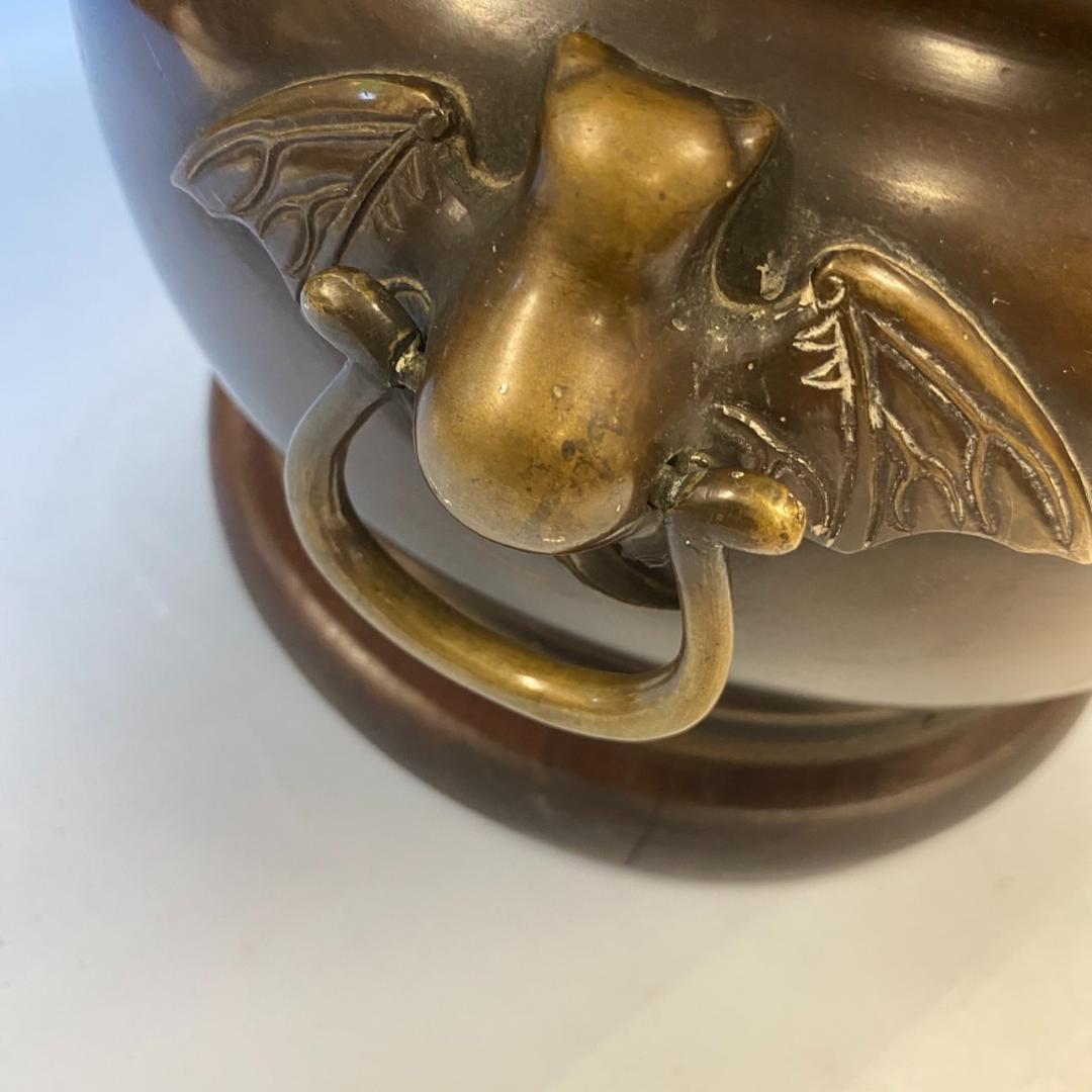 唐金製（宣徳銅） 金谷五郎三郎 火鉢 箱付き★直接引取り16000円