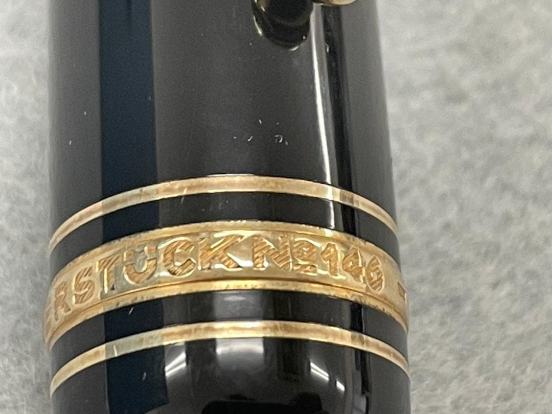 【極美品】モンブラン 146 万年筆 全金14K、ワイルドスワンズ ピークアブー