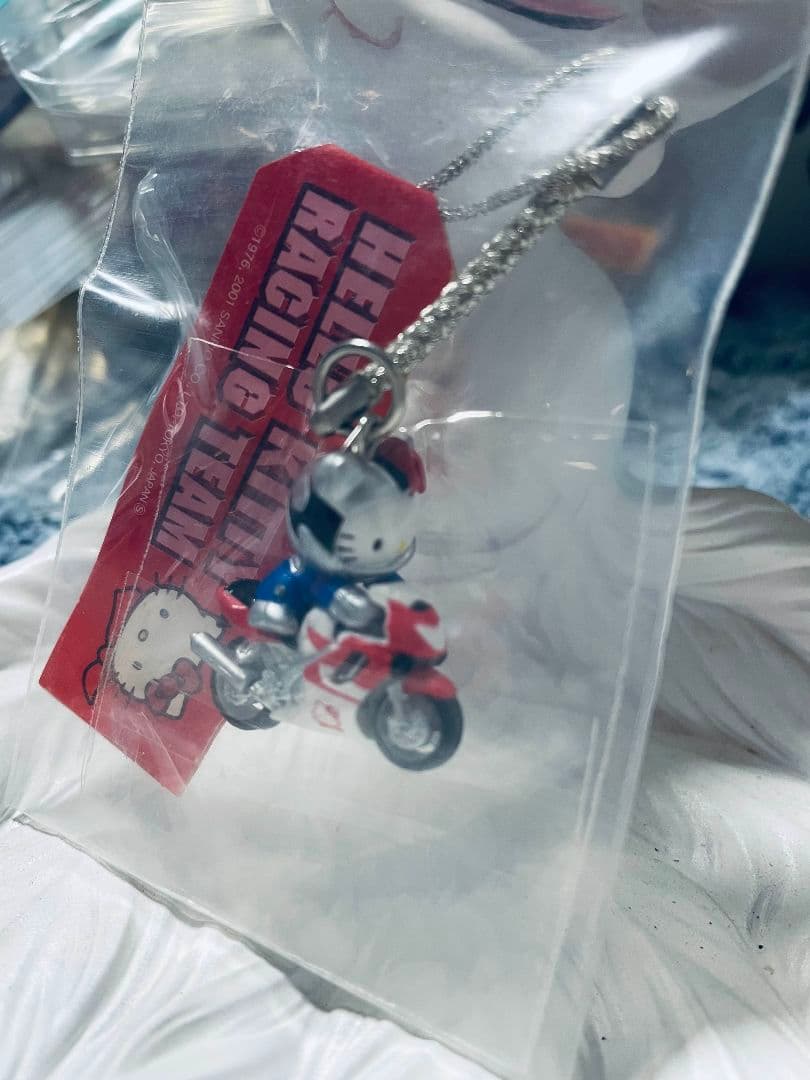 【希少】サンリオハローキティ根付け レーシングキティちゃん 2001年