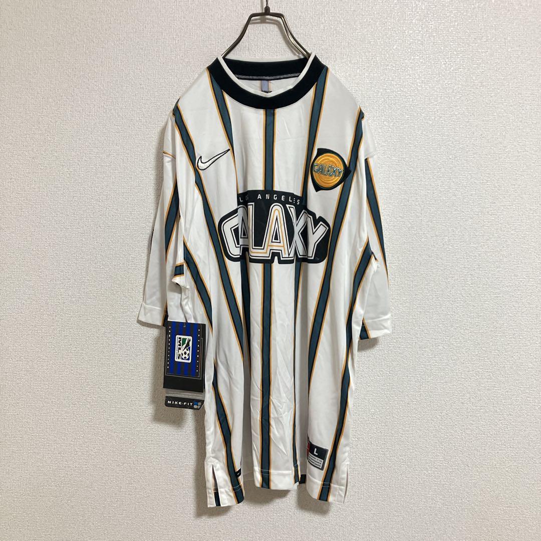 【新品タグ付】90sNIKEナイキ　ロサンゼルスギャラクシー　ユニフォーム　L