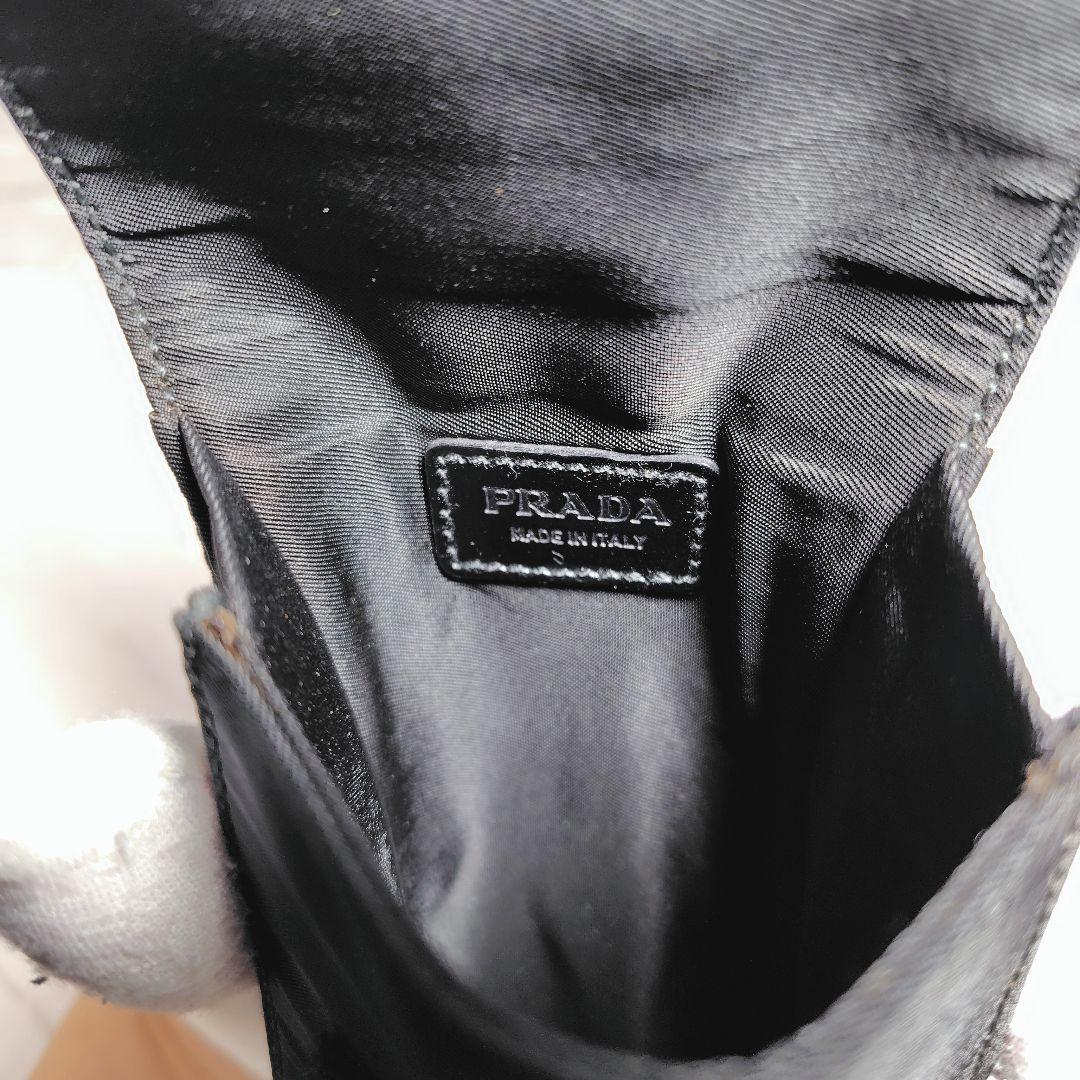 ★良品★ PRADA ペンケース ナイロン トライアングルロゴ プラダ 小物入れ