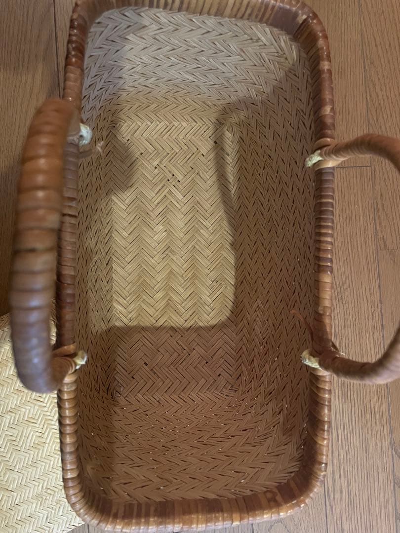 鳥越竹細工　かごバック　入れ子　セット