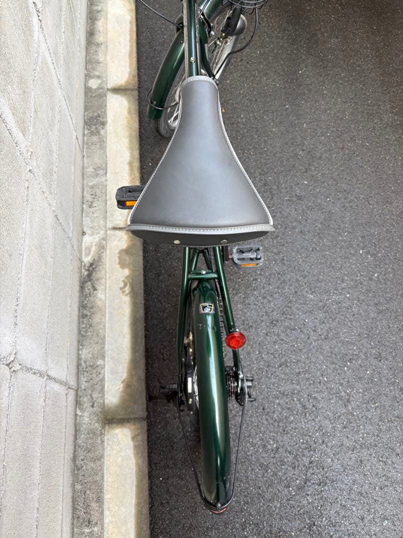 折りたたみ自転車　カーキ