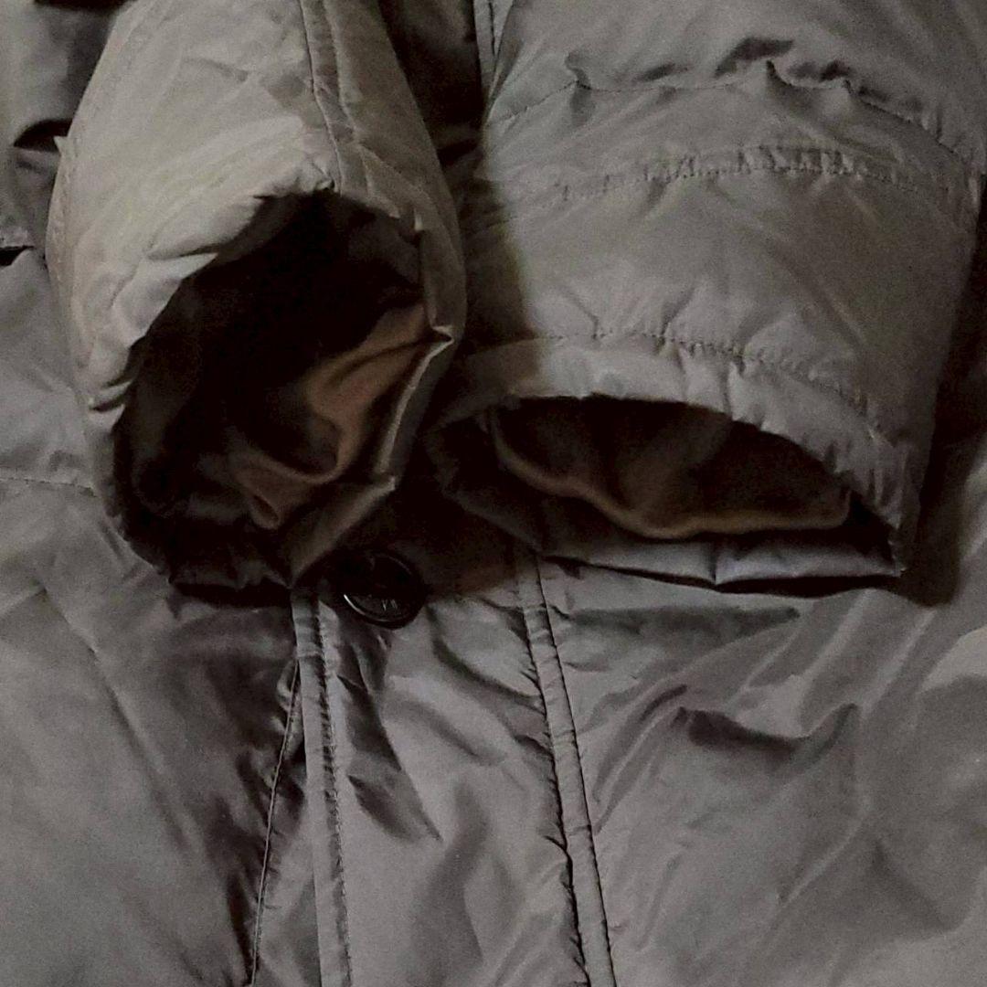 美品　DAKS　ダウンコート　ブラウン　ロゴボタン　3way　ドローコード　LL