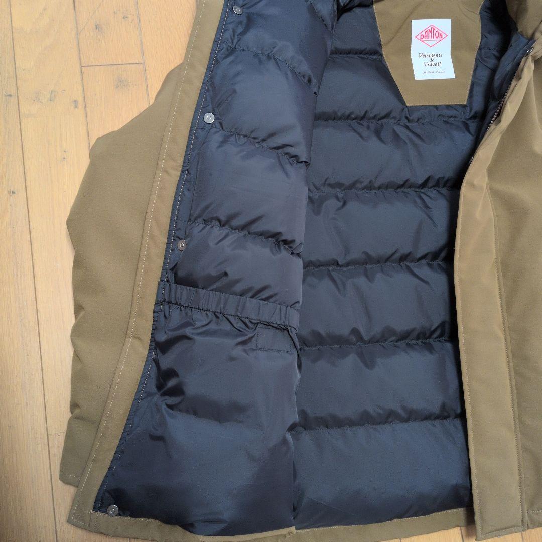 DANTON ブラウン ダウンジャケット