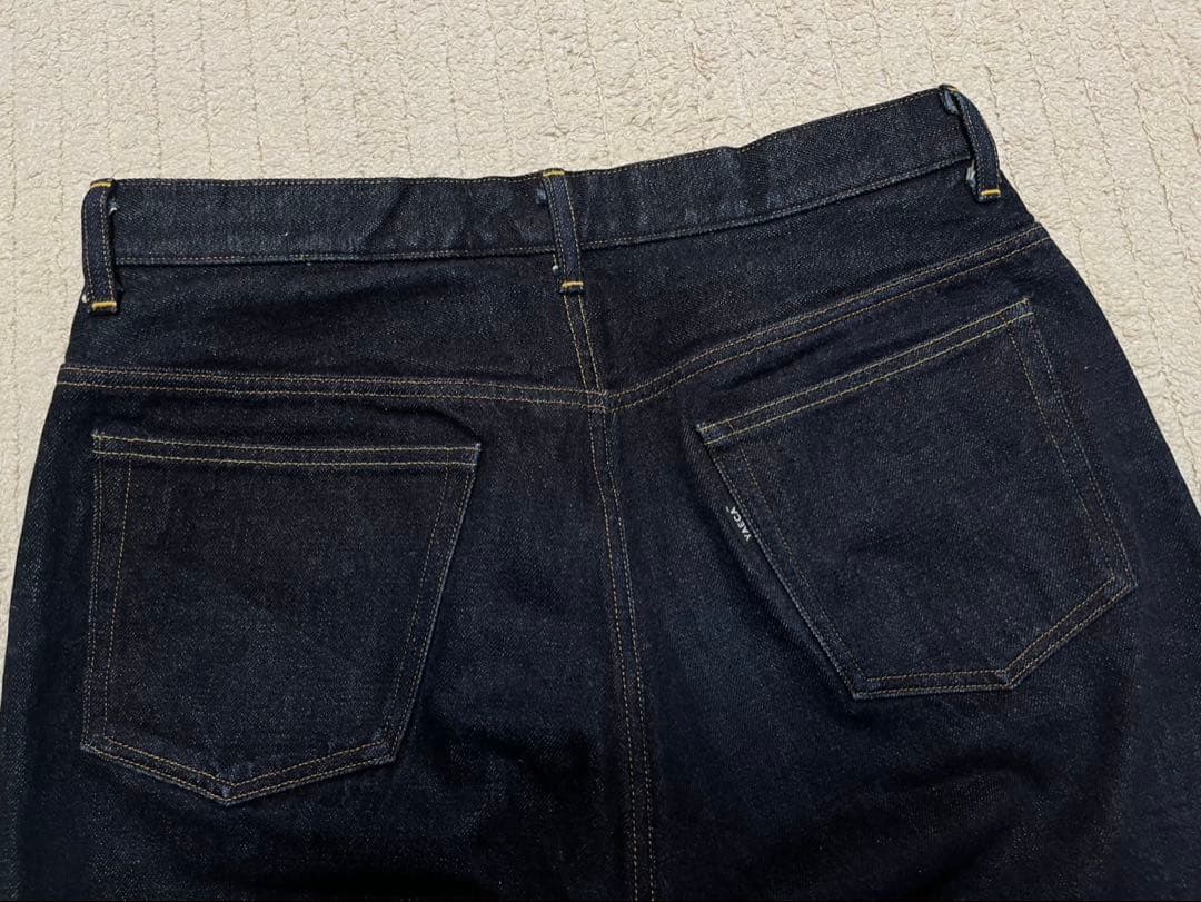 YAECA ヤエカ WIDE TAPERED DENIM(10-14W)デニム
