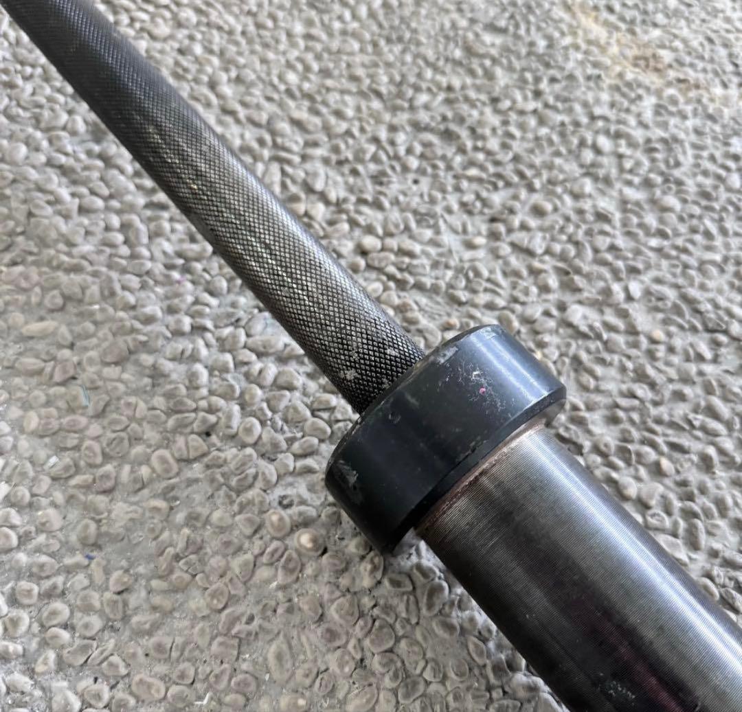 日*門様 送料込 20kg 高級 オリンピック バーベル 220cmブラックオキ