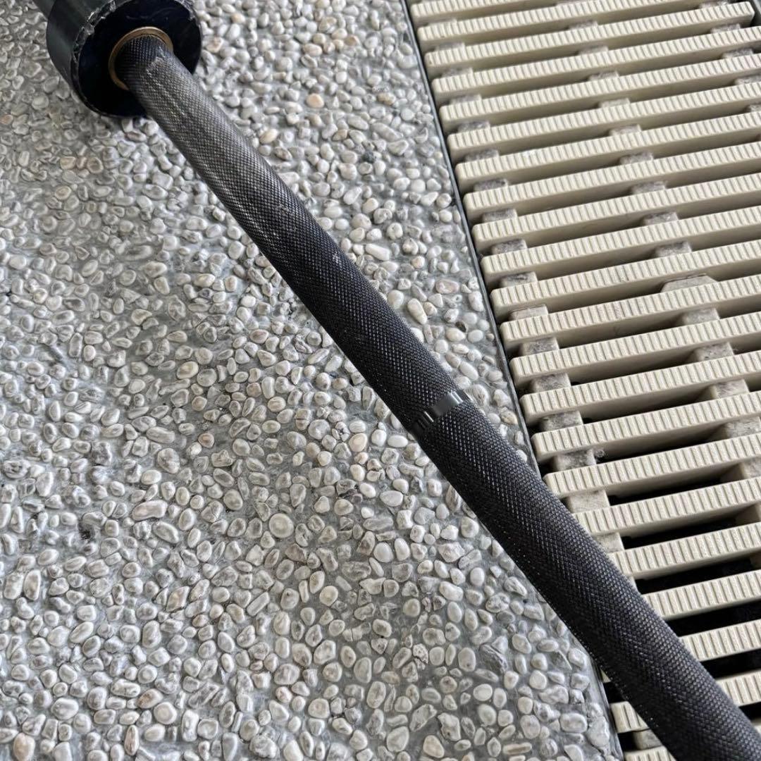 日*門様 送料込 20kg 高級 オリンピック バーベル 220cmブラックオキ