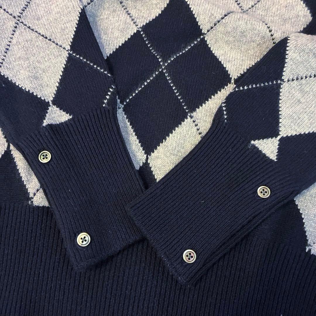 BLACK FLEECE （Thom Browne）カシミア100%アーガイル