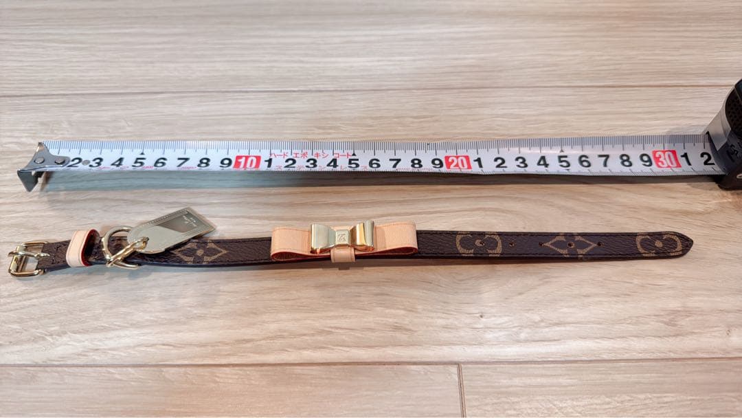 ルイヴィトン　リボン首輪