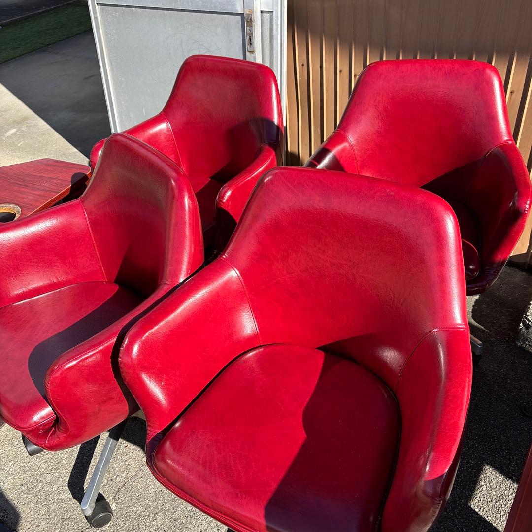 マツオカ センチュリーNEXT 全自動麻雀卓（ジャンク）　椅子4脚セット