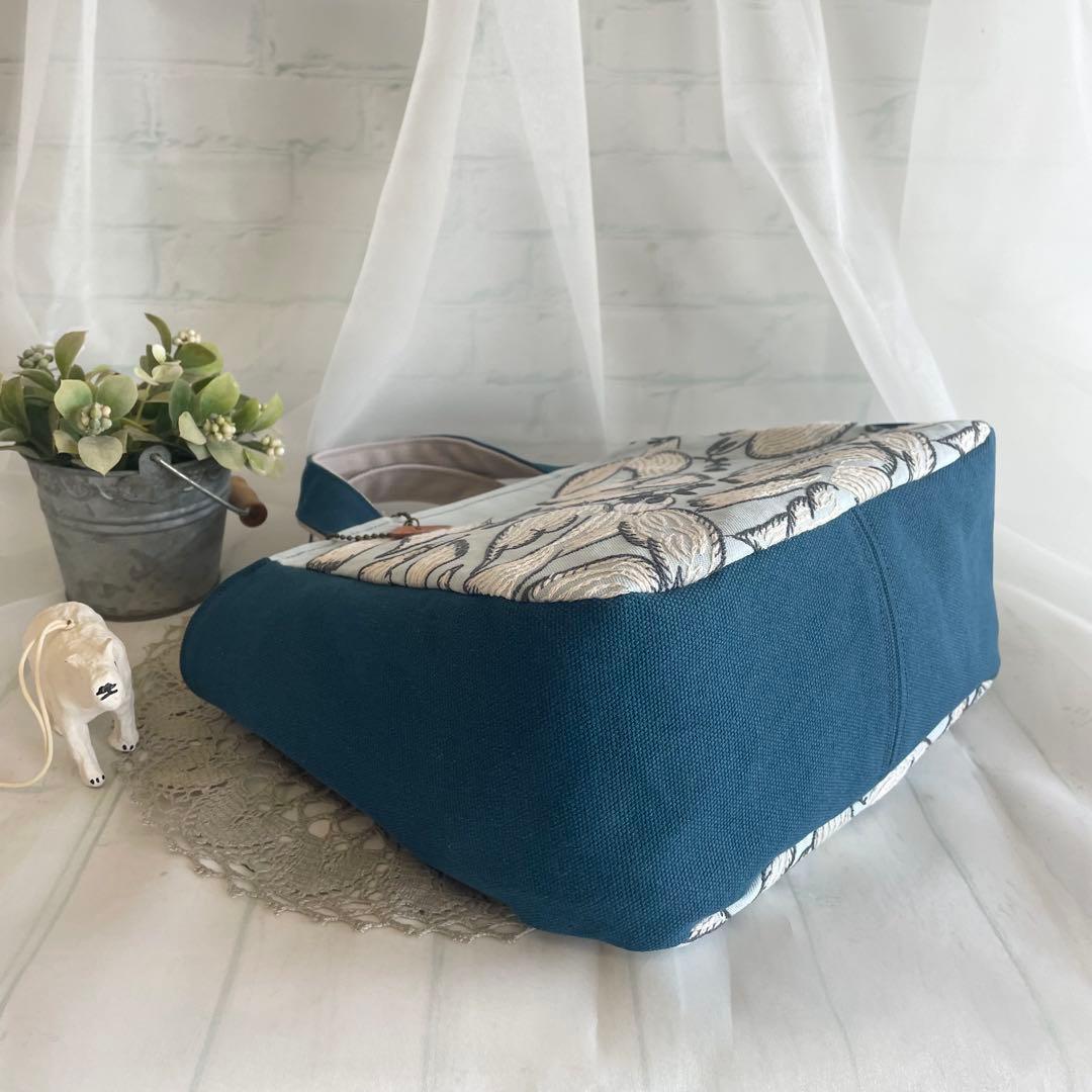 ハンドメイド　ラウンドトートバッグ ミナ following day 444