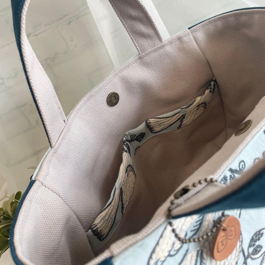 ハンドメイド　ラウンドトートバッグ ミナ following day 444