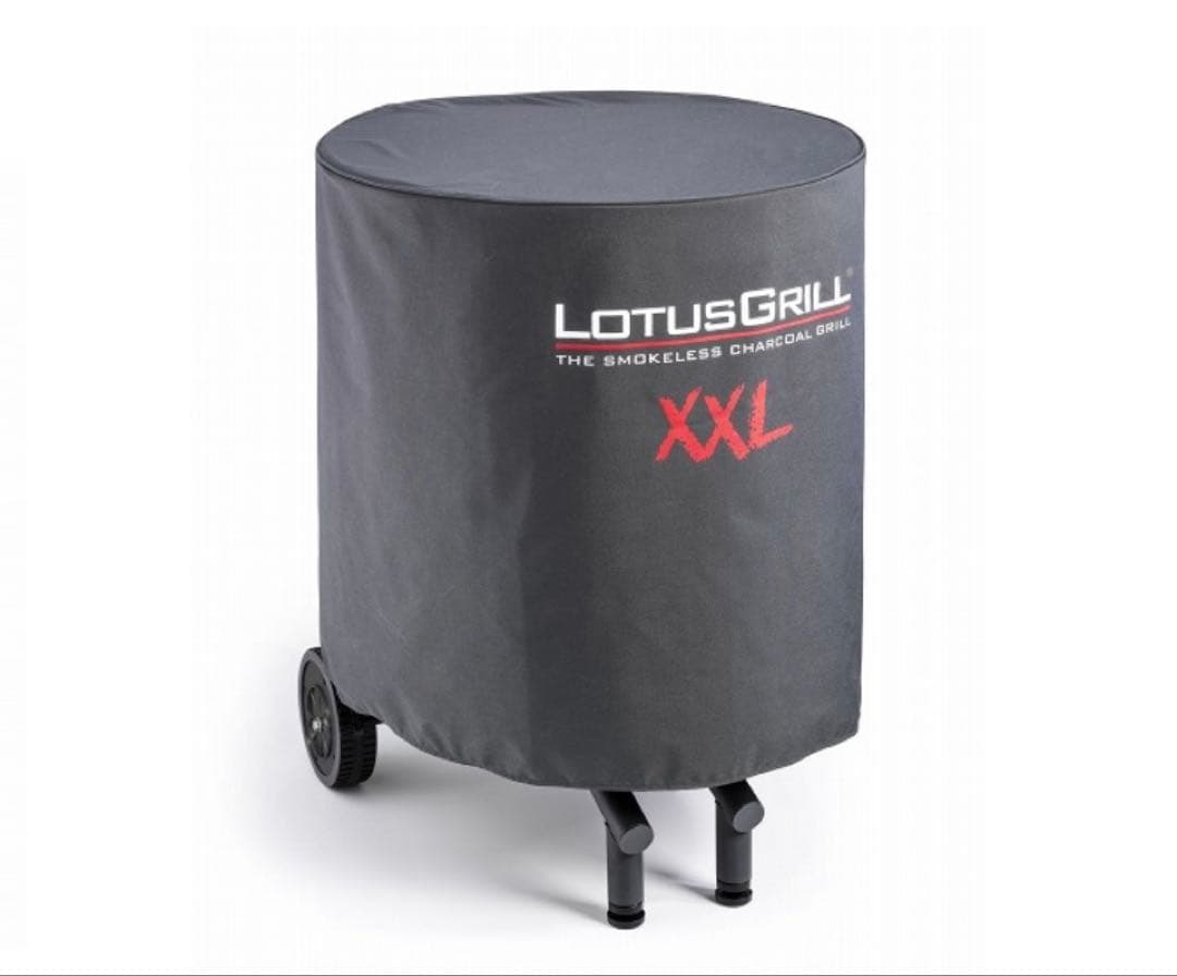 ロータスグリルXXL 赤 スモークレスバーベキュー　専用カバー2枚付き