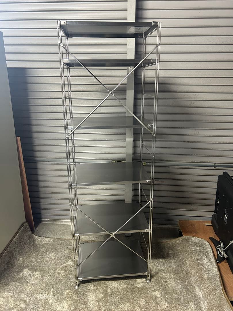 ☆GD202 無印良品 ステンレスユニット シェルフ 大　幅58cm