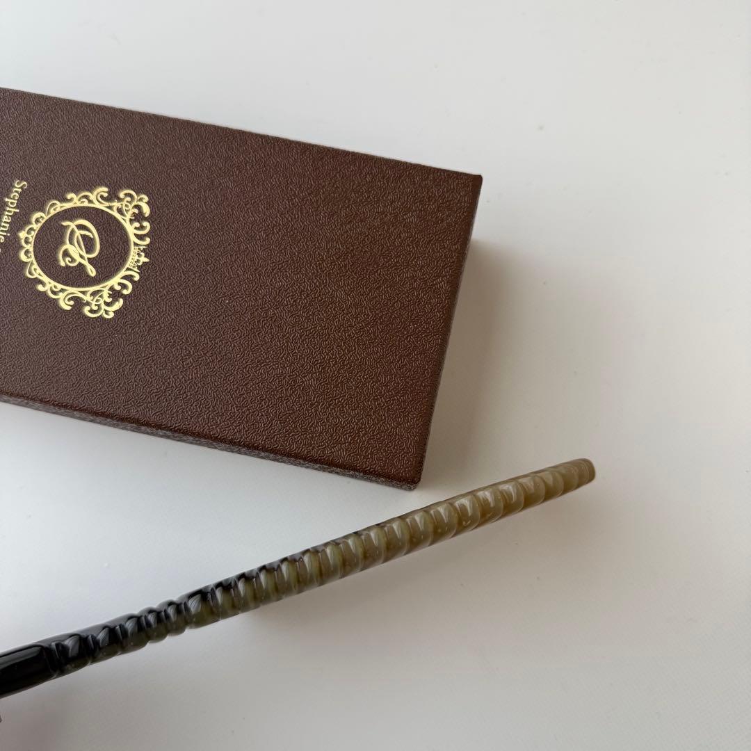 ステファニーコーム＊プレミアムアンバー＊オックスバッファロー＊櫛＊コーム