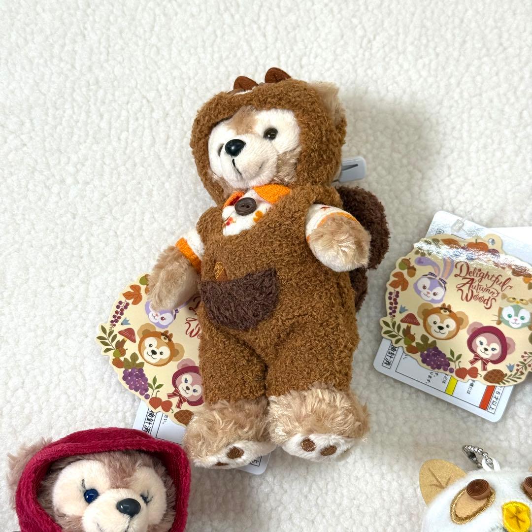 秋のぼうけん　TDL TDS期間限定ぬいぐるみバッジステラルー４体セット