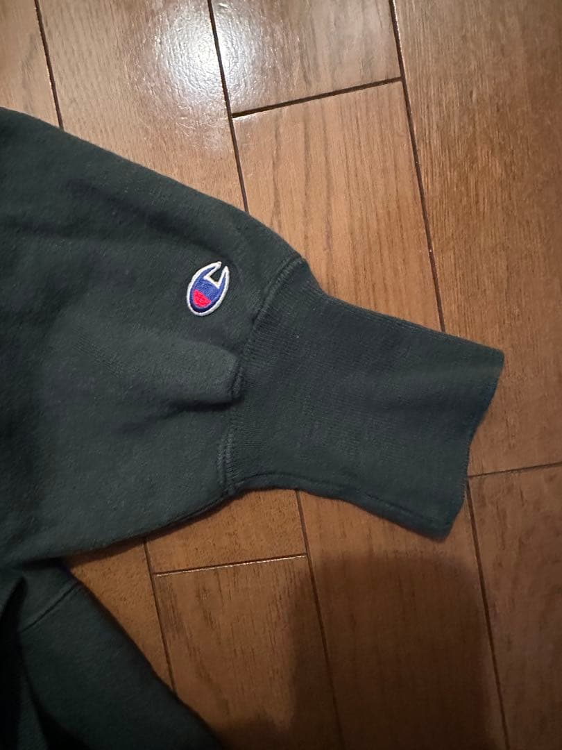 え*。様 リバースウィーブ ３段ロゴ　ダークグリーン　90s