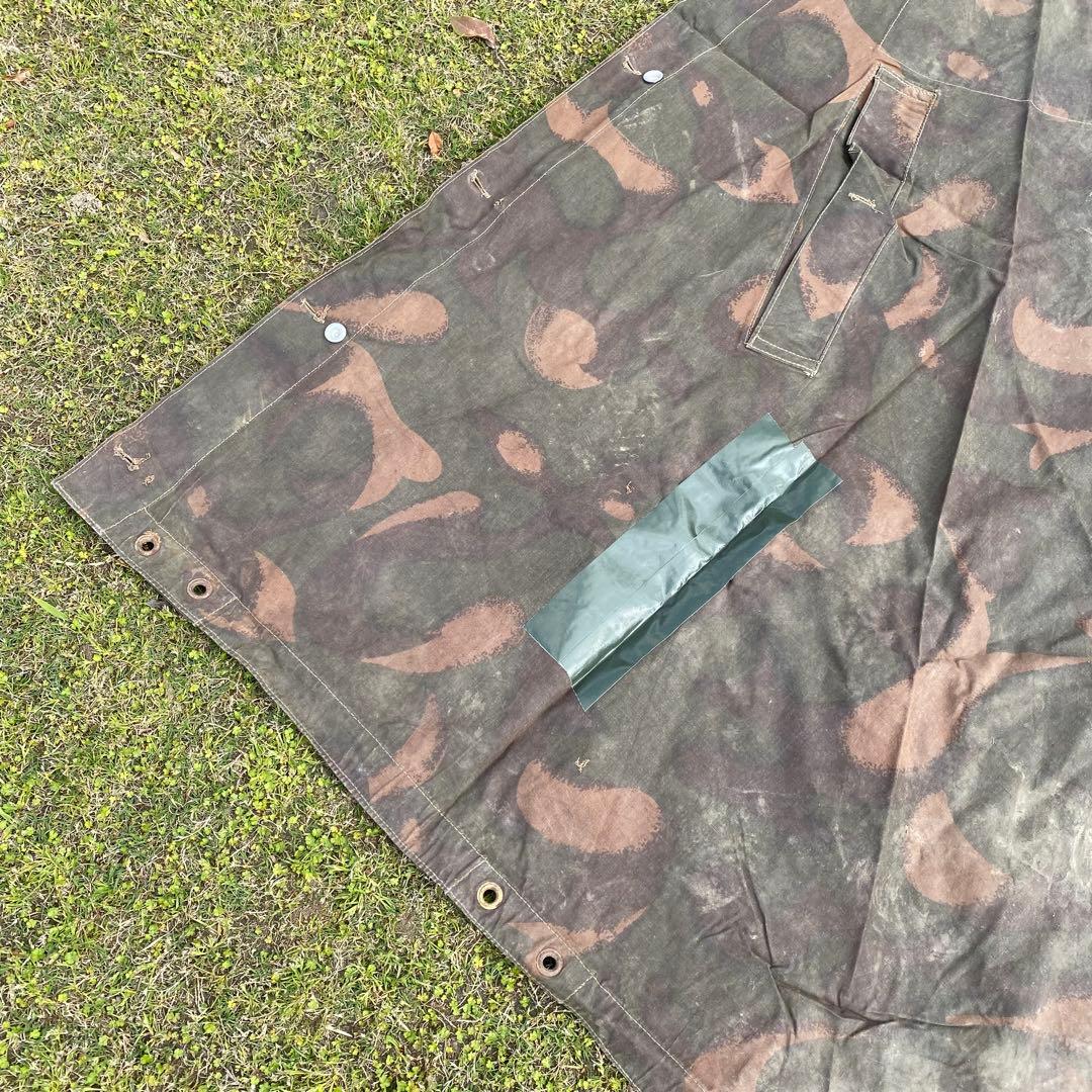 ハンガリー軍　軍幕　１枚②　迷彩　ハリケーンカモ　ミリタリー　野営　キャンプ