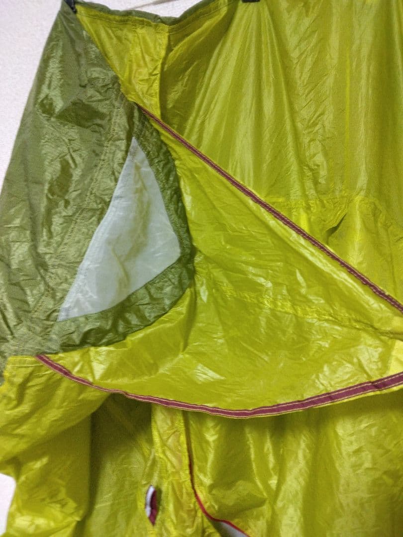 [未使用美品] 超軽量　U.L.モノフレームシェルター　モンベル　イエロー