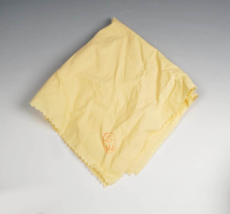 京焼 与山窯 小川由雄 仁清扇面草花茶碗 茶道具